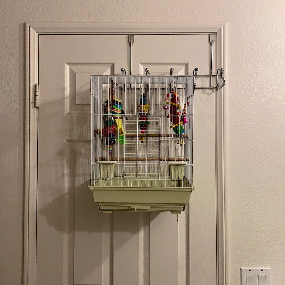 Bird cage and toys!!